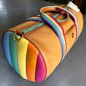 Coach Duffle with Rainbow Quilting